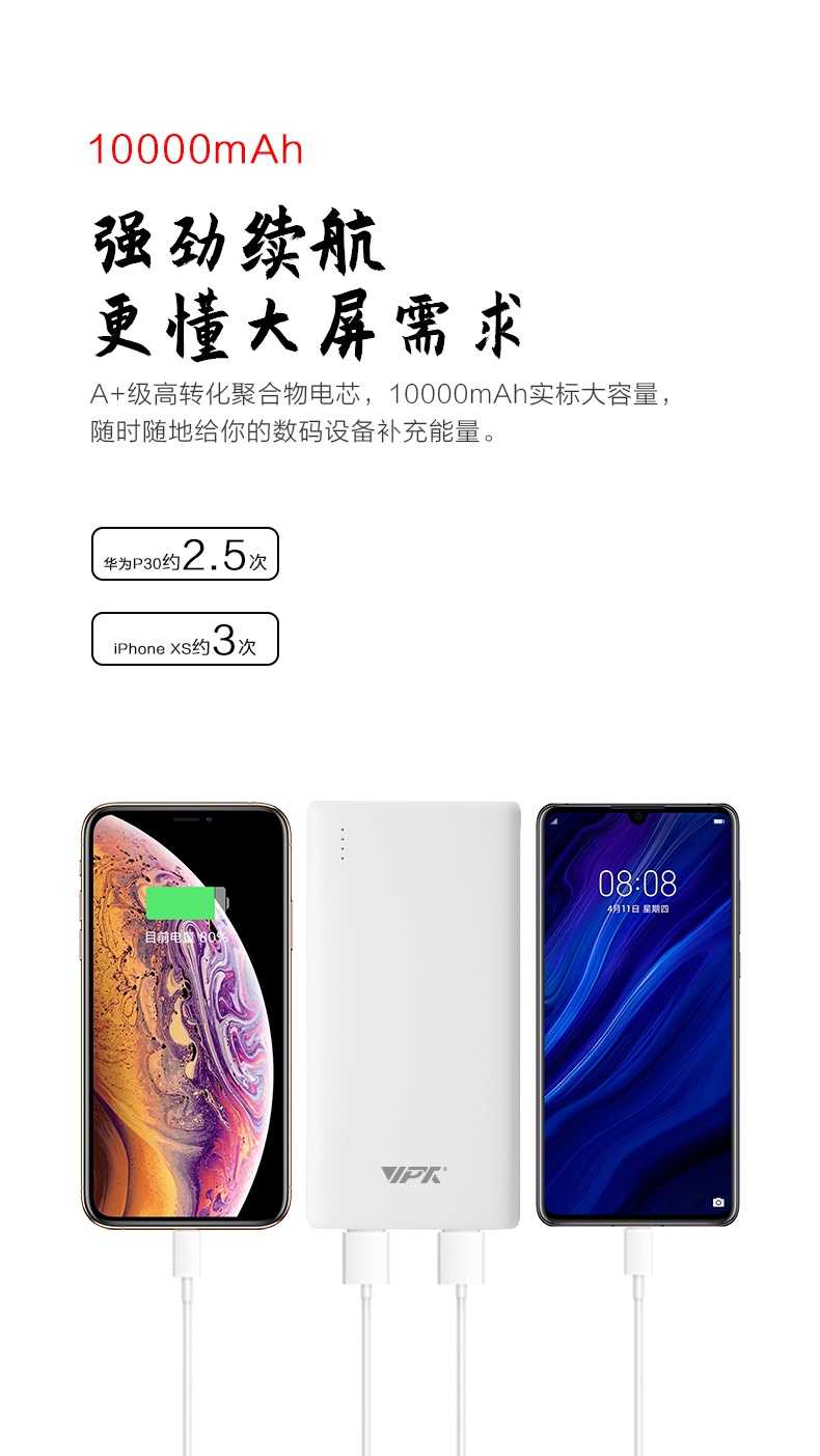 10000 雙輸入移動(dòng)電源-VP57