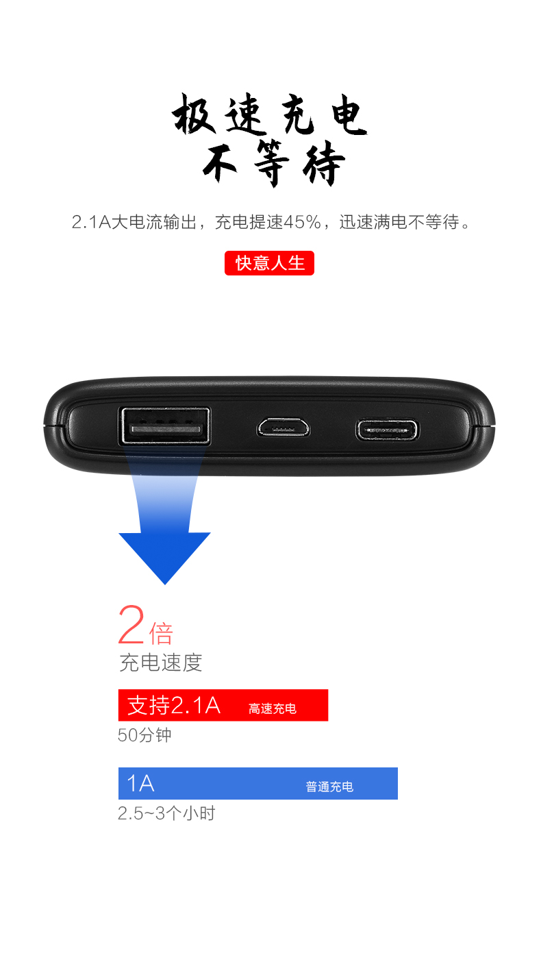 10000 雙輸入移動(dòng)電源-VP57